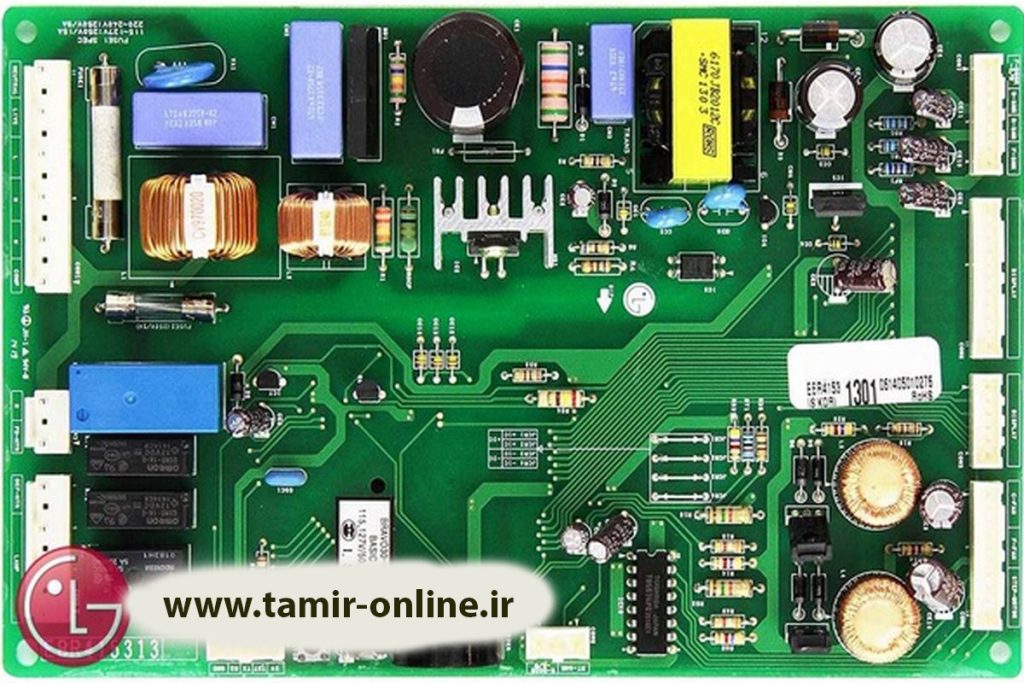تعمیر برد یخچال ال جی